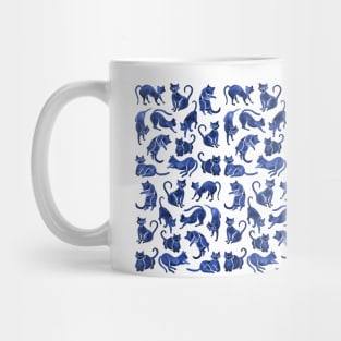 navy cat positions Mug